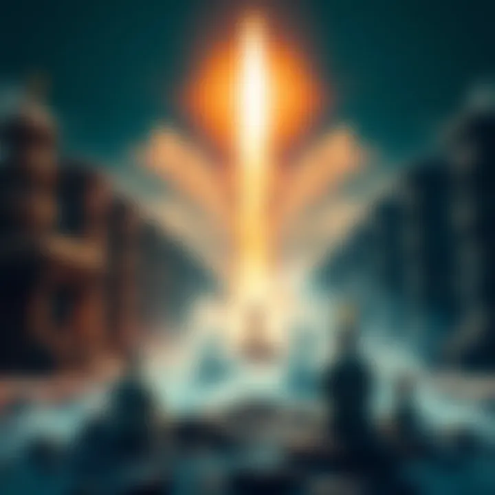 A contemplative journey between the spiritual and familial paths, illustrating the essence of choice in life.