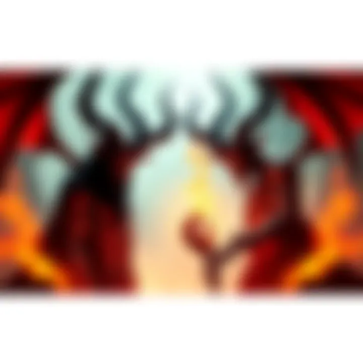 Satan and Yaldabaoth An artistic representation comparing Satan and Yaldabaoth, highlighting their distinct features and symbolism.