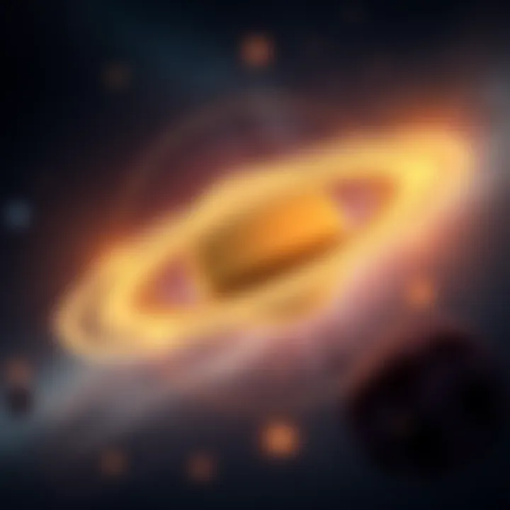 Celestial Harmony: Saturn and Capricorn's Dance An artistic representation of Saturn's DC line intertwining with the Capricorn stellium, showcasing cosmic energy and personal transformation.