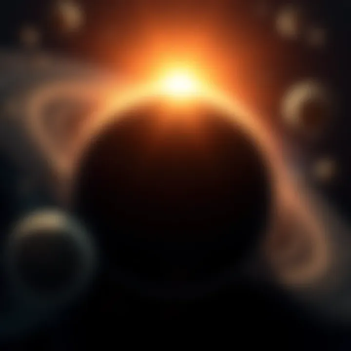 A view of Saturn surrounded by its moons, representing the Saturn Moon Matrix theory.