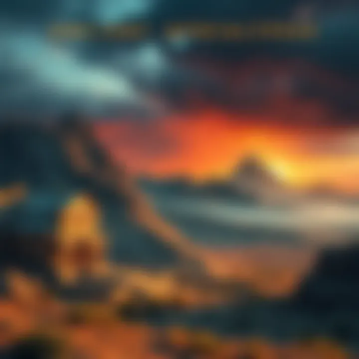 Scene from Ancient Apocalypse A still from the show 'Ancient Apocalypse' featuring dramatic landscapes and ancient ruins, highlighting the show's appeal