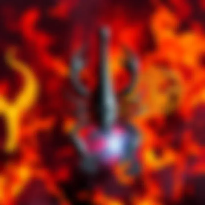 Scorpio and Fire Signs Clash A Scorpio symbol clashing with symbols of Aries, Leo, and Sagittarius in a fiery background