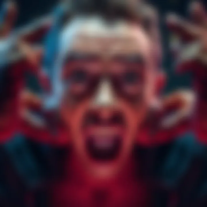 A Scorpio displaying deep emotions after being asked how they are doing, showing surprise and vulnerability.