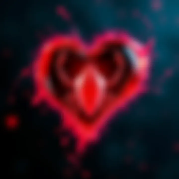 A Scorpio zodiac symbol surrounded by a heart, symbolizing the emotional intensity of jealousy in relationships.