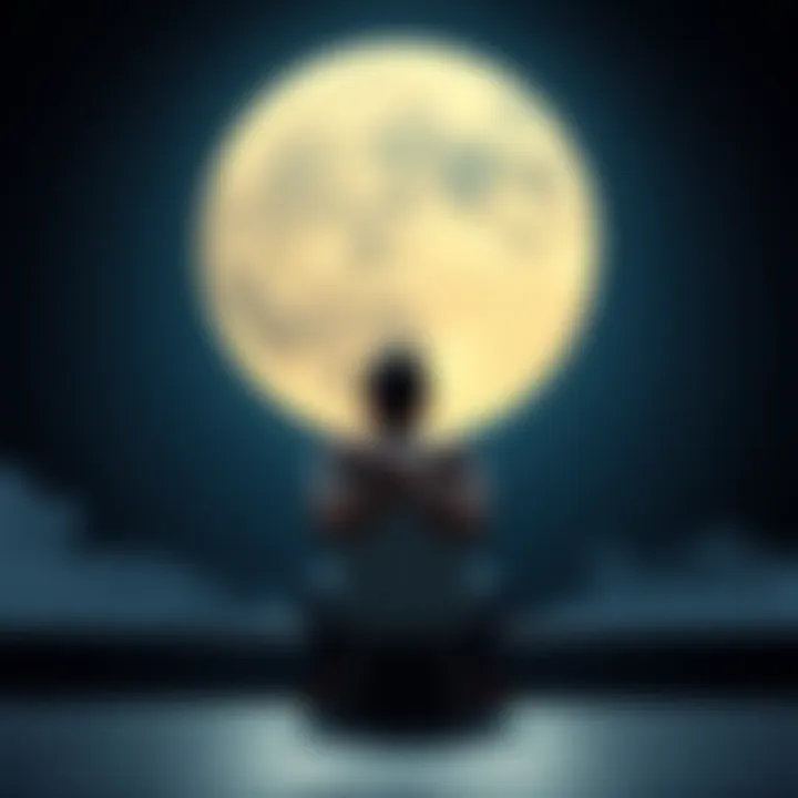 Scorpio Moon Blocking Emotions A person sitting alone with arms crossed, looking away, symbolizing emotional self-defense.