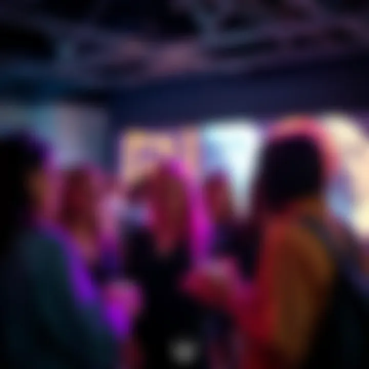 A group of Scorpio enthusiasts sharing ideas at a community event, showcasing warmth and collaboration.