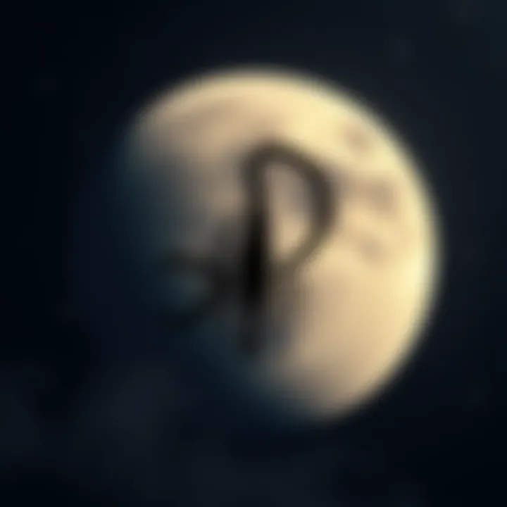 A depiction of the Scorpio zodiac sign symbol with a dark, starry background representing emotional depth.