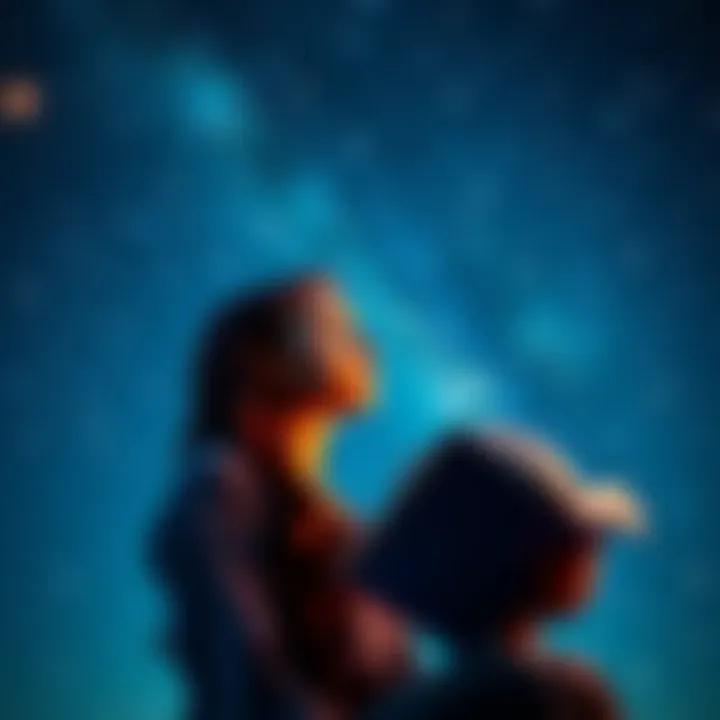 A young woman reflects on her emotions while journaling under a starry sky, symbolizing her growth as a Scorpio without pain.