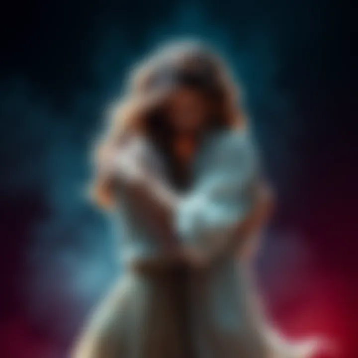 A Scorpio woman and a Pisces woman share a warm hug, illustrating their deep emotional connection through non-verbal communication.