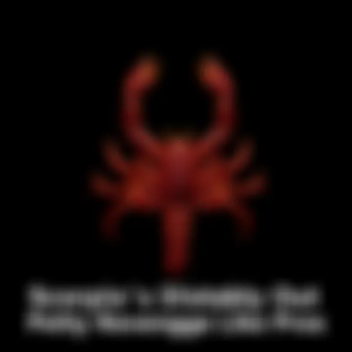 A Scorpio symbol displayed against a dark background, representing intensity and strategy in revenge tactics.