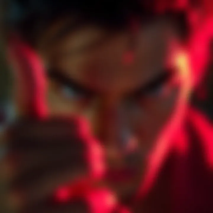 A Scorpio person giving an intense stare, highlighting their feelings about privacy and personal space.