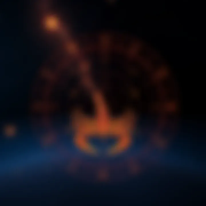 Scorpio Stellium Chart An astrological chart showing a Scorpio stellium with multiple placements above the horizon