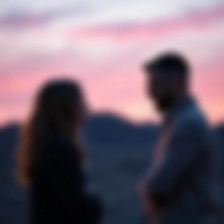A person representing Scorpio traits engaged in a thoughtful conversation, showcasing effective communication and setting boundaries with empathy.
