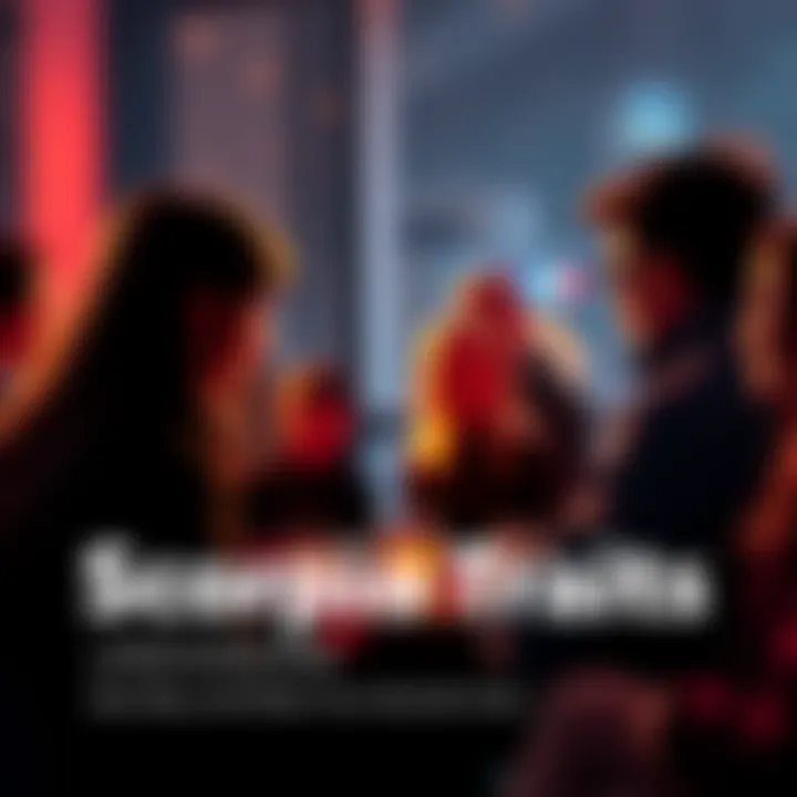 A group of people sharing thoughts about Scorpio traits and characteristics, with a focus on sensitivity and listening skills.