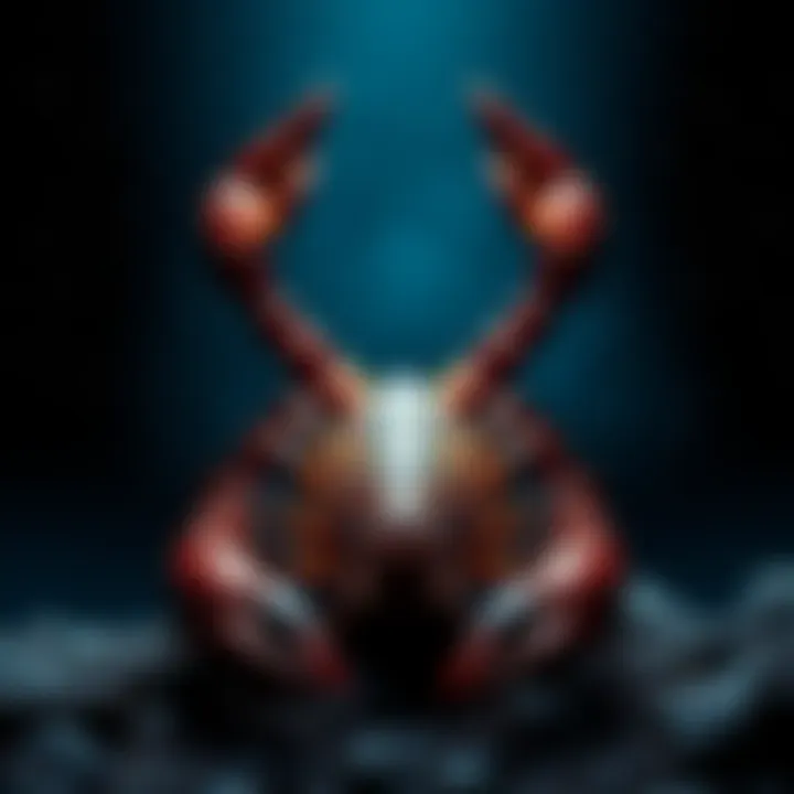 A representation of the Scorpio zodiac sign with the scorpion symbol and starry background, inviting thoughts on interactions with Scorpios.