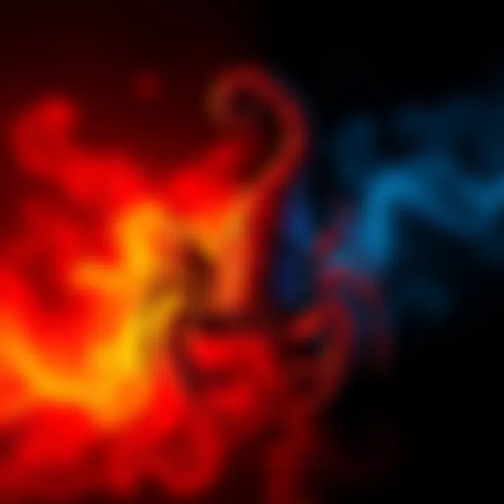 A bold and vibrant representation of the Scorpio zodiac sign with its symbol and astrological colors of deep red and black.