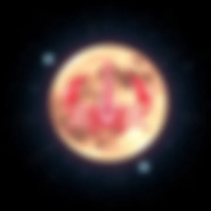 Scorpio moon sign with stars A Scorpio moon sign depicted with a background of stars, illustrating astrology themes and criticism in discussions.