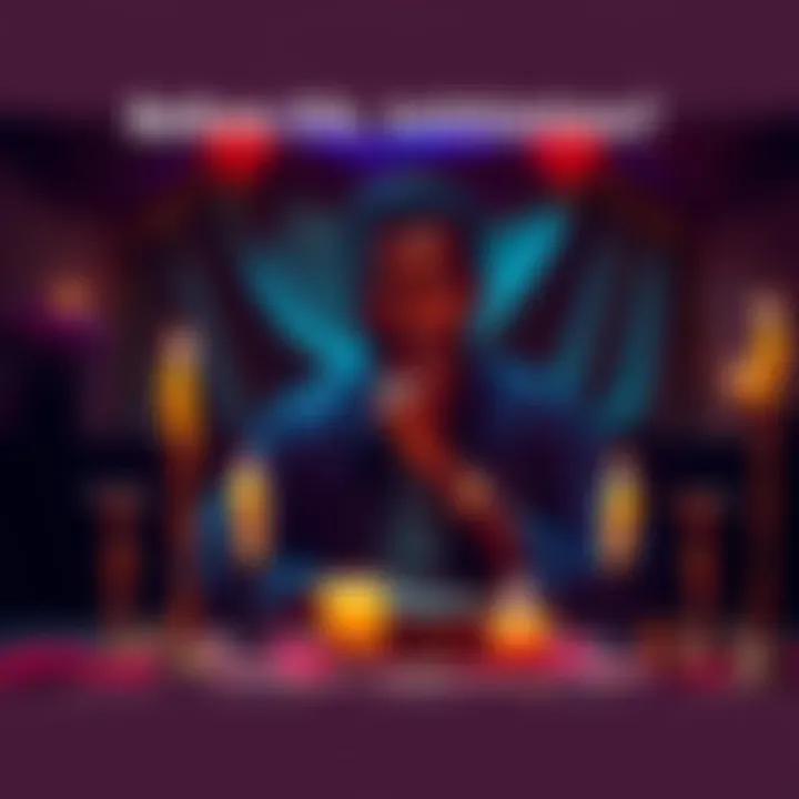 A person looks concerned while sitting at a table with spiritual items and candles, reflecting on their upcoming Ifa initiation amidst challenges.