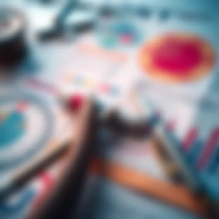 A collection of charts and graphs representing self development methods like transits and progressed charts.