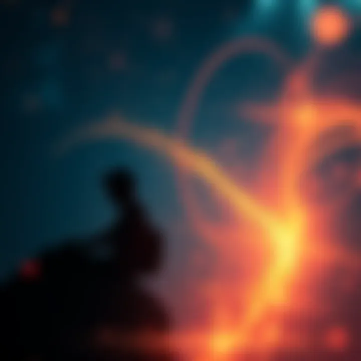 A visual representation of personal growth and attracting ideal partners through self-improvement