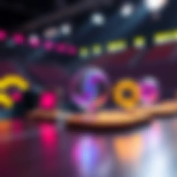 A visual comparison of Germanium, Silicon, and Gallium Arsenide materials in a competition setting, showcasing their unique properties and features.