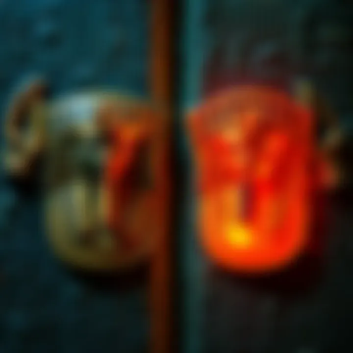 A side-by-side comparison of the Set and Anubis hieroglyphs, highlighting their visual differences and similarities