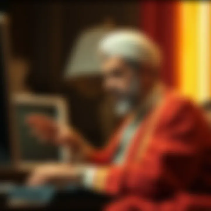 The Shah of Iran speaking confidently during his 1976 60 Minutes interview about the future of computers