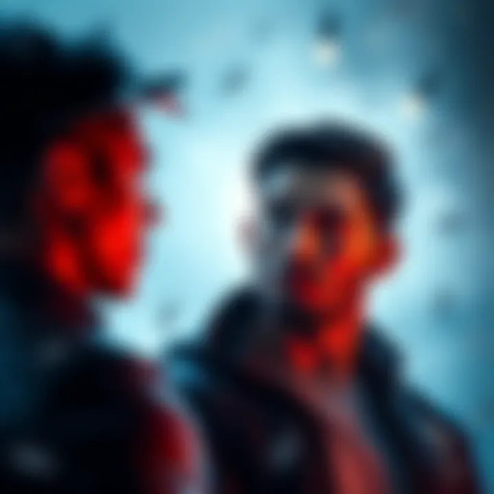 Shane Hollander shows his Capricorn traits, looking thoughtful and determined as he interacts with Ilya, representing his growth and inner struggles.