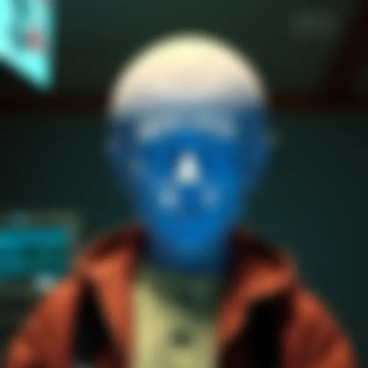 A still from a shapeshifting video showing a person with an unusually bulging head, raising questions about its authenticity.