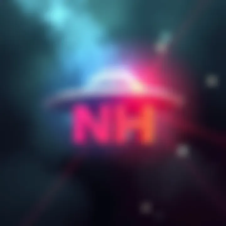 Shift from UFO to NHI A graphic showing a UFO transforming into the term NHI, symbolizing the shift in terminology for extraterrestrial life.