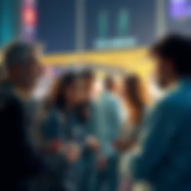 A group of people discussing their experiences of living in different realities, expressing feelings of belonging and discomfort in a new timeline.