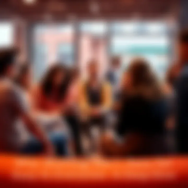 A group of people sitting in a circle, sharing their thoughts and feelings about shifting, with some showing curiosity and engagement, while others appear thoughtful or concerned.