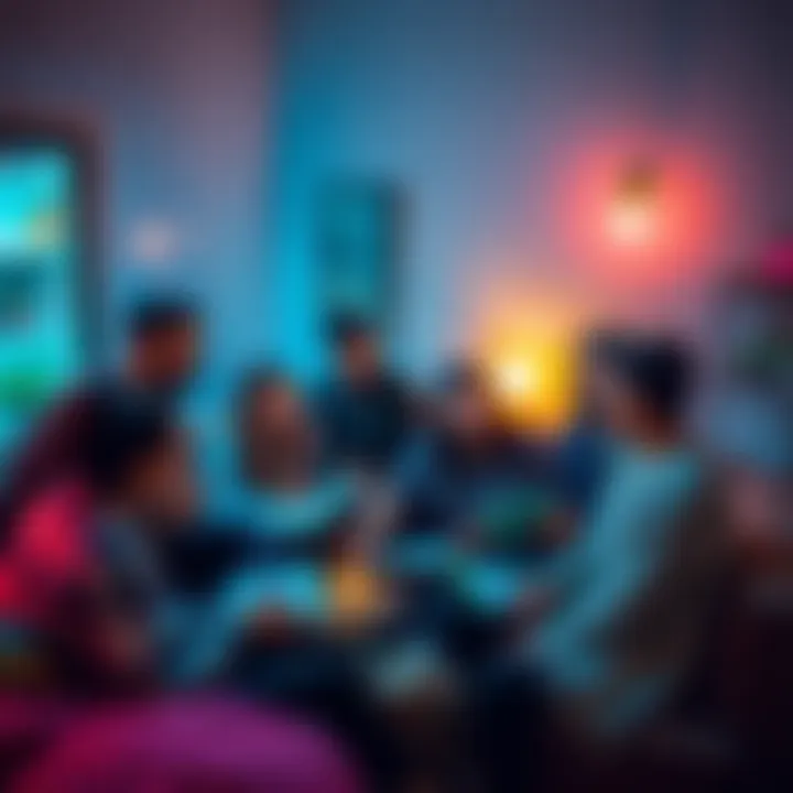 People exploring shifting A group of people discussing their experiences with shifting in a cozy setting, surrounded by journals and colorful notes.