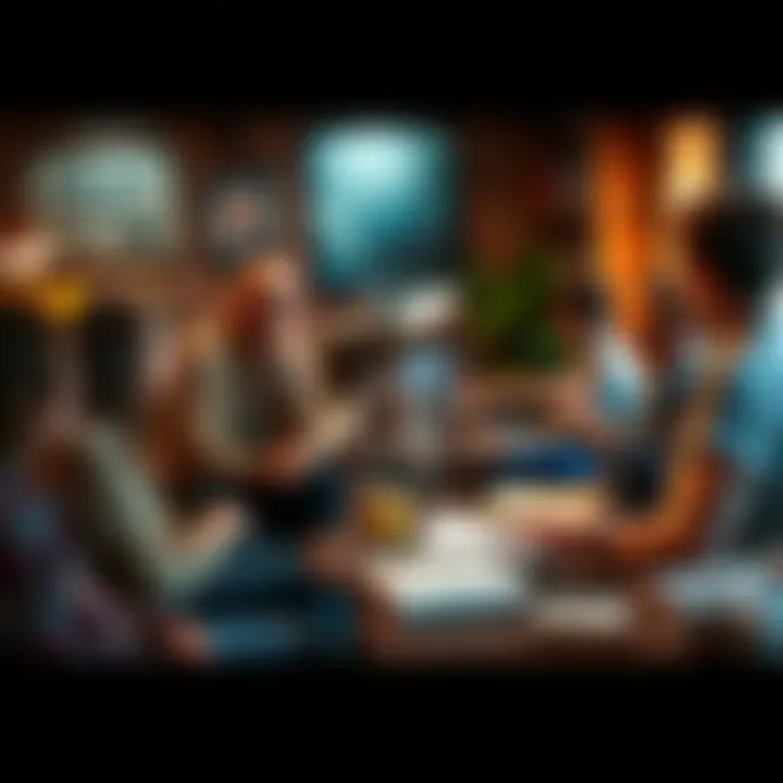 Techniques for Shifting A group of people discussing various techniques for shifting in a cozy setting, surrounded by books and notes.