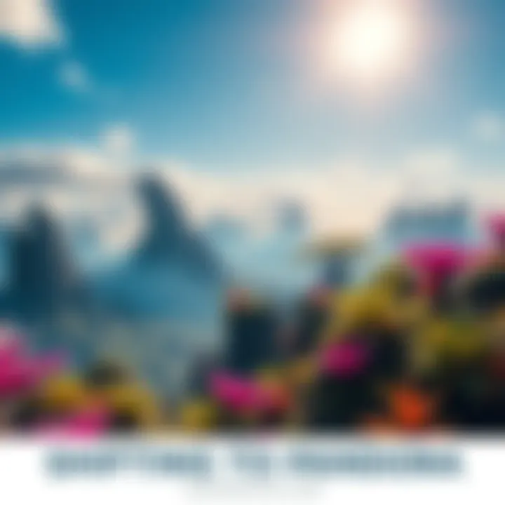 A vibrant scene depicting a lush, alien world inspired by Pandora from Avatar, featuring colorful plants and floating mountains under a bright sky.