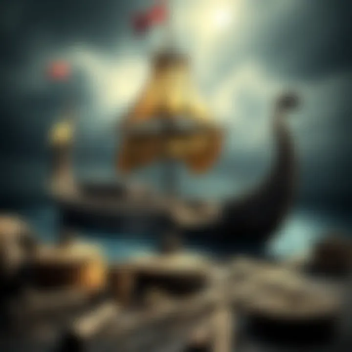 Ship of Theseus An ancient ship being repaired with new parts while old parts are set aside, illustrating the Ship of Theseus paradox.