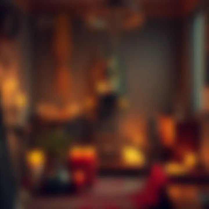 Shrine to Anubis setup A simple shrine dedicated to Anubis with candles and offerings in a cozy corner of a room