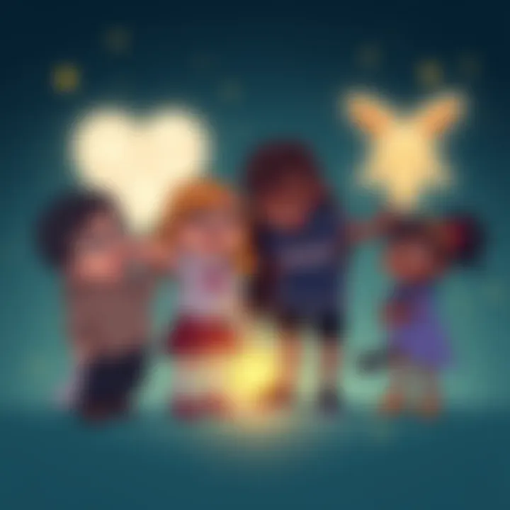 Sibling Zodiac Signs A cartoon illustration showing different zodiac signs with older siblings playfully interacting with their younger siblings, symbolizing love and support.