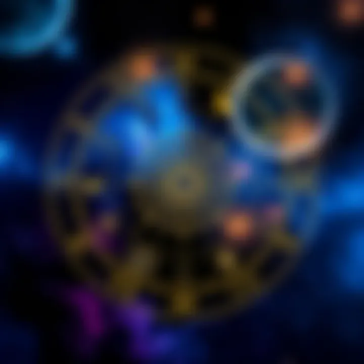 Sidereal Astrology Chart A detailed sidereal astrology chart featuring celestial symbols and constellations, highlighting the differences between Sidereal and Tropical astrology.