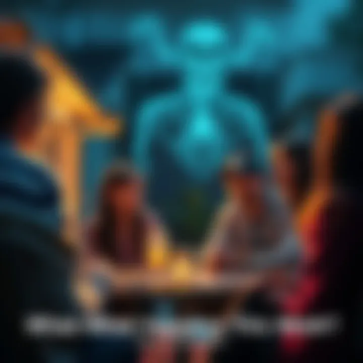 Residents discussing recent sightings in Shrewsbury, MA