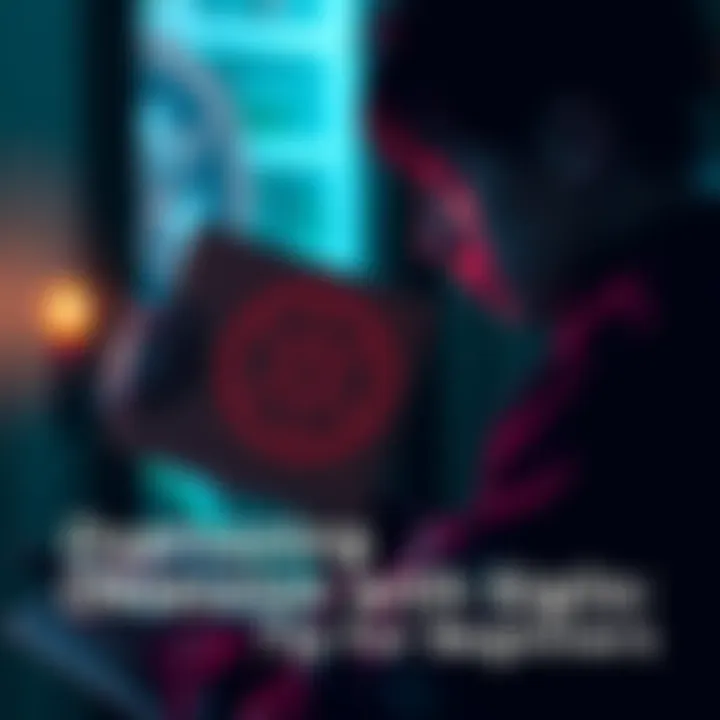 A person looking at a sigil while anxiously waiting for a package to arrive, symbolizing the struggle with expectation and focus on results.