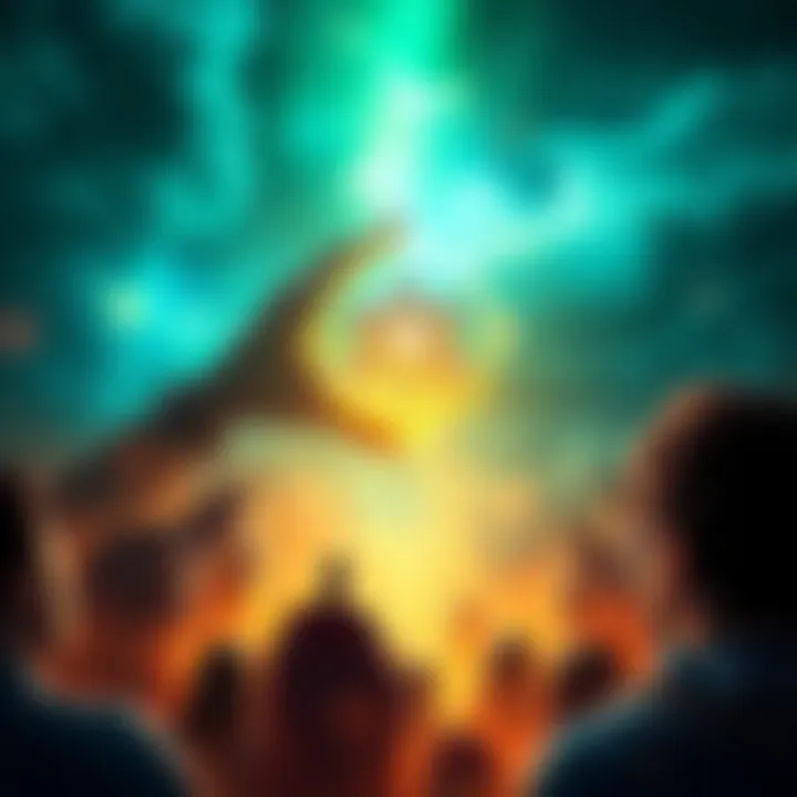 A mystical representation of sigils symbolizing personal growth and goal achievement