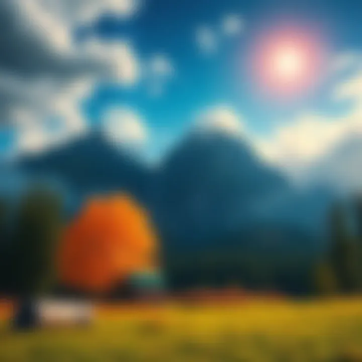 Signs in Nature Various signs in nature, including clouds, stars, and trees, representing guidance and insight.