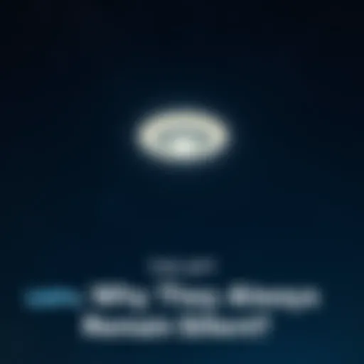 A bright unidentified aerial phenomenon hovering silently in a dark night sky with scattered stars.