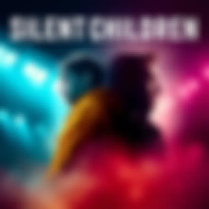 Cover of the documentary 'Silent Children' featuring images of Avicii and Chester Bennington