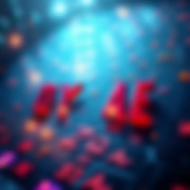 An illustration showing letters with numerical values assigned, symbolizing simple English gematria