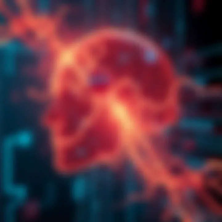 A thought-provoking representation of reality vs simulation, featuring digital and organic elements intertwined, symbolizing the complexity of existence.