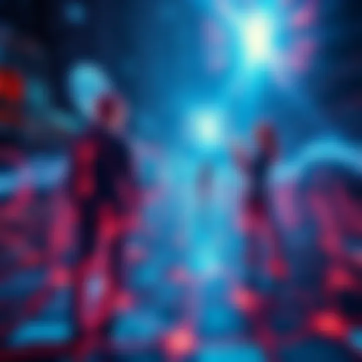 A visual representation of different theories on the simulation hypothesis, featuring abstract digital designs and a cosmic background.