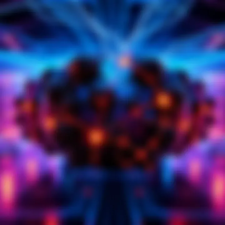 A visual representation of multiple overlapping universes interconnected, symbolizing the concept of living in a simulation.