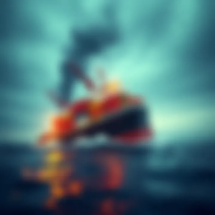 Sinking cargo ship near Singapore A Panama-flagged cargo ship is sinking after colliding with a Chinese vessel near Singapore's coast.
